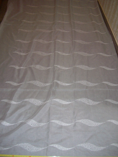 Gardinenstoff weiß elegantes