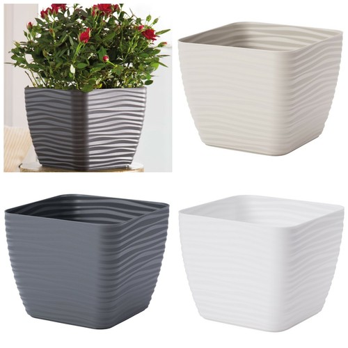Blumentopf eckig cm - eckig, 11-23