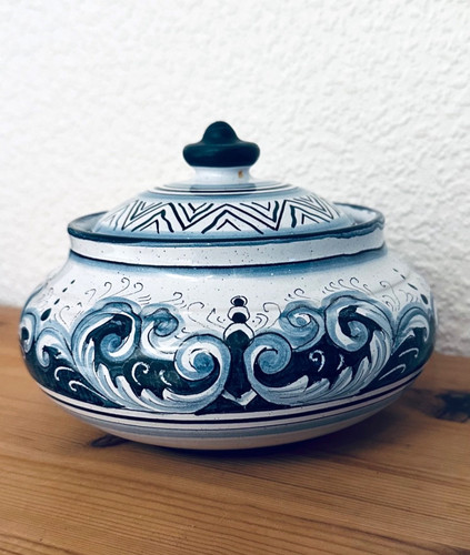 Porzellan deckeldose - porzellan,