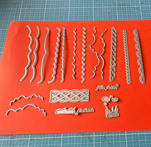 Stanzschablonen set metall - stanzschablonen,