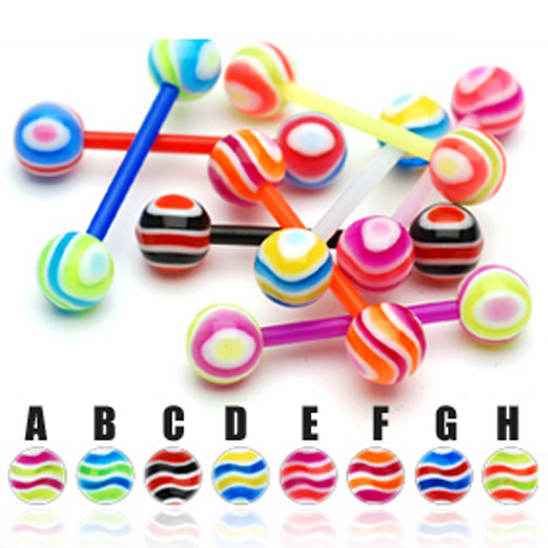 Zungen piercing barbell - piercing,
