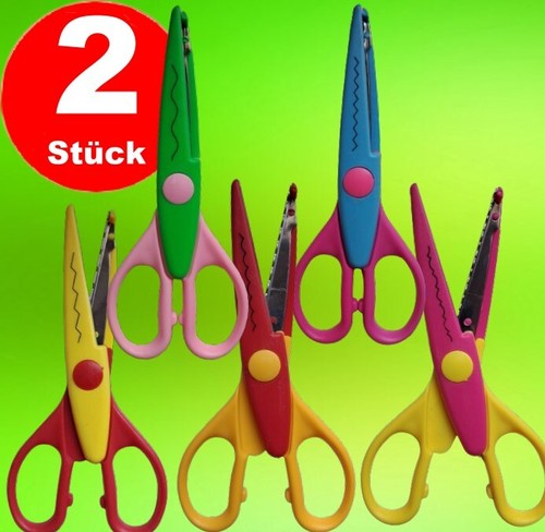 Bastelschere set kinder - 2x,