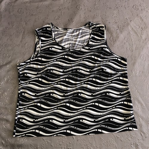 Damen top schwarz weiß - top,