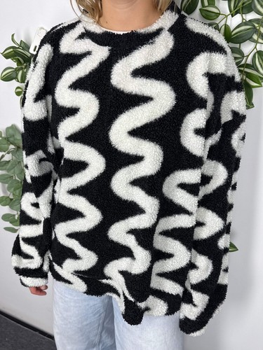 Vintage wellenmuster cropped - vintage,