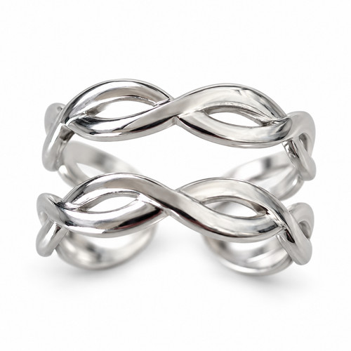 Edelstahl ring wellenmuster - ring,